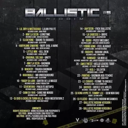 ballistic riddim #5 - rds production