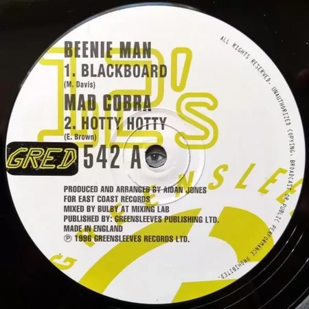 benz and beamer riddim - greensleeves / mixing lab