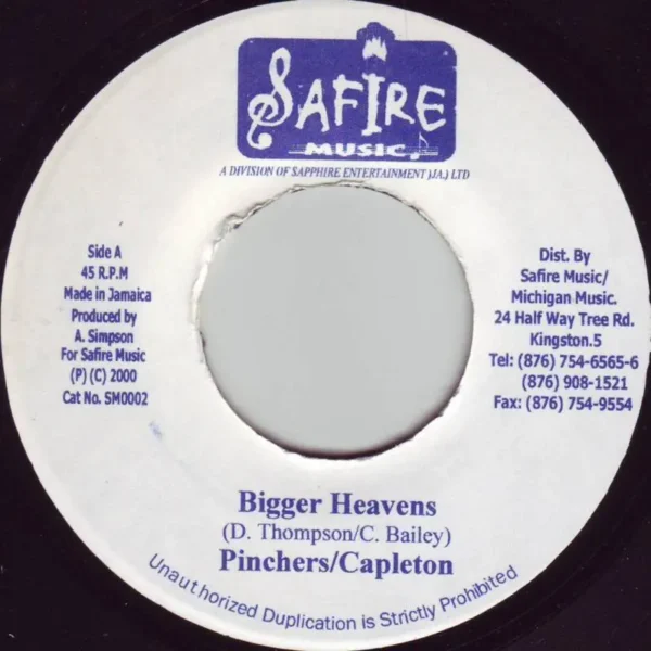 Bigger Heavens Riddim - Safire Music