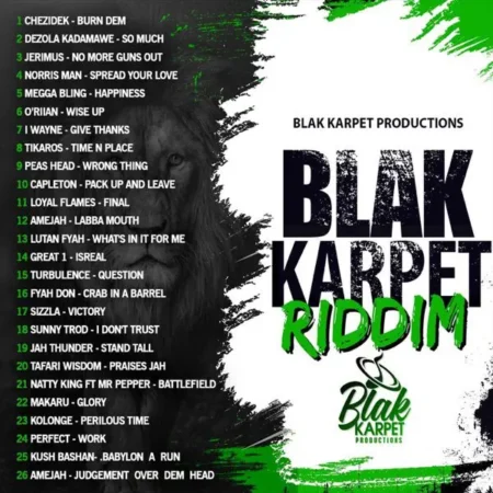 Blak Karpet Riddim – Blak Karpet Productions Blak Karpet Riddim - Blak Karpet Productions
