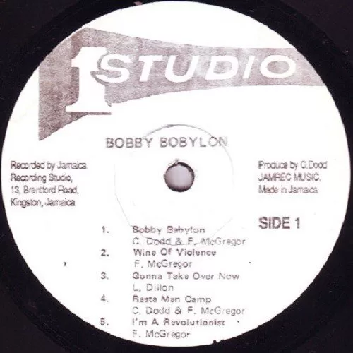 bobby bablylon riddim - ras records