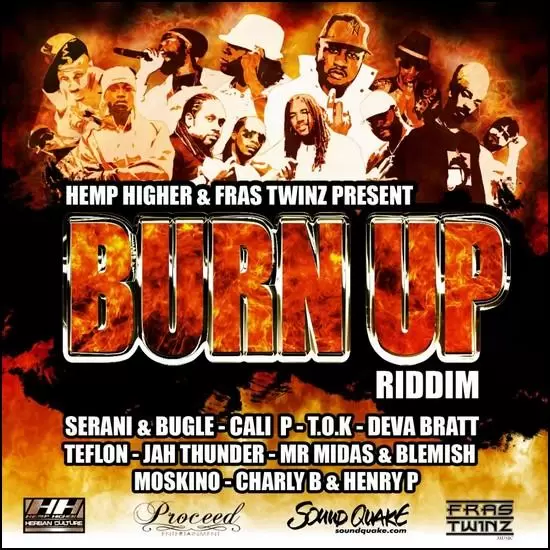 burn up riddim - straight sound