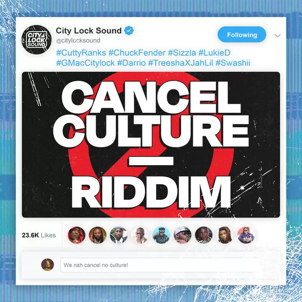 Cancel Culture Riddim - City Lock Sound
