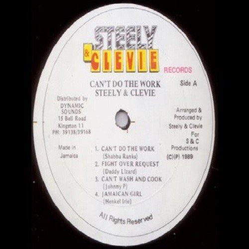 cant do the work riddim - steely and clevie
