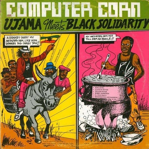 computer corn reggae stars - black solidarity