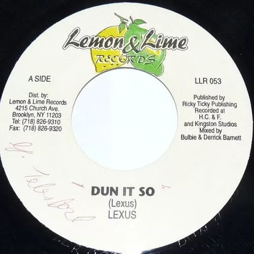 dainty riddim - lemon and lime records
