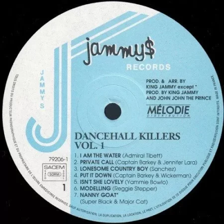 Dance Hall Killers Vol.1 – Jammys Records dance hall killers vol.1 - jammys records