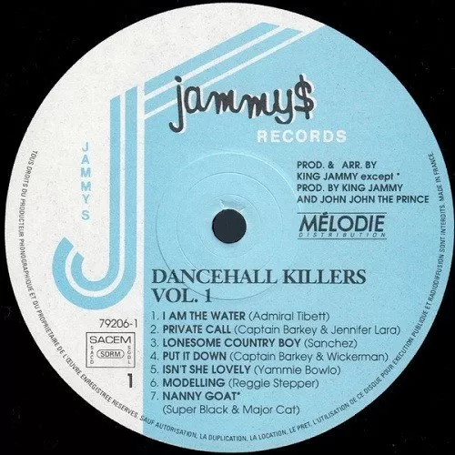 dance hall killers vol.1 - jammys records
