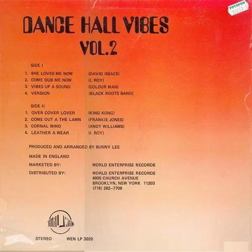 dance hall vibes vol.2 - world enterprise records
