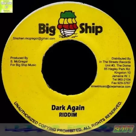 Dark Again Riddim – Big Ship Records dark again riddim - big ship records