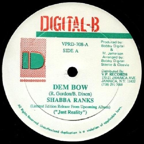 Dem Bow Riddim - Digital B