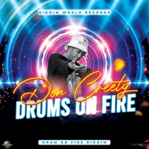 don creety - drums on fire