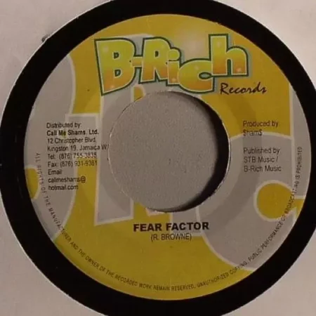 Fear Factor Riddim – B-Rich Records fear factor riddim - b-rich records