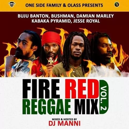 dj manni - fire red reggae mix vol 2