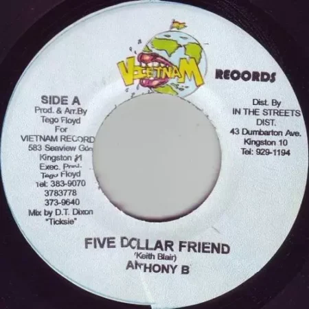 Five Dollar Friend Riddim – Vietnam Records five dollar friend riddim - vietnam records