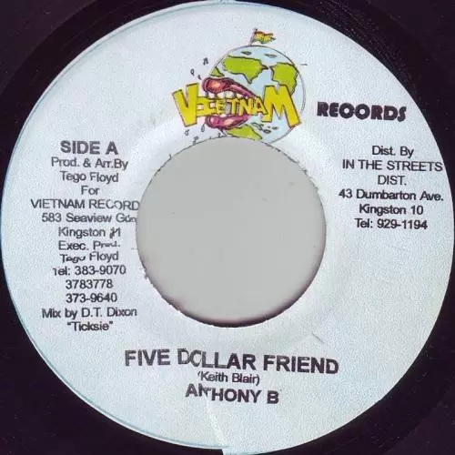 five dollar friend riddim - vietnam records