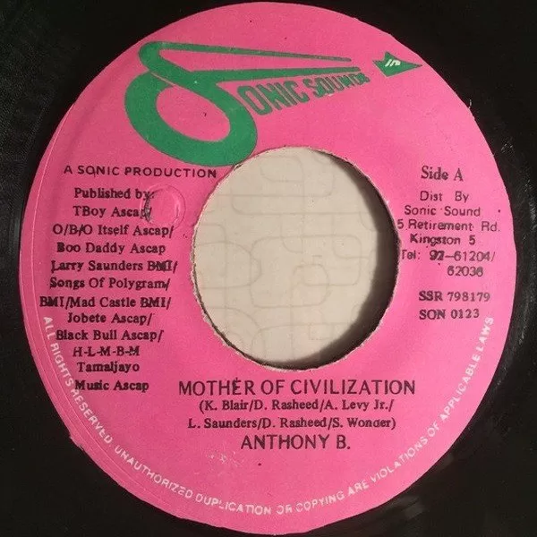 past time paradise riddim - sonic sounds 1995