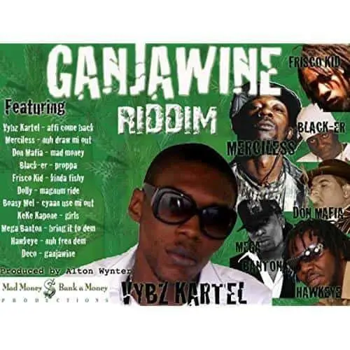 ganjawine riddim - mad money / bank a money productions