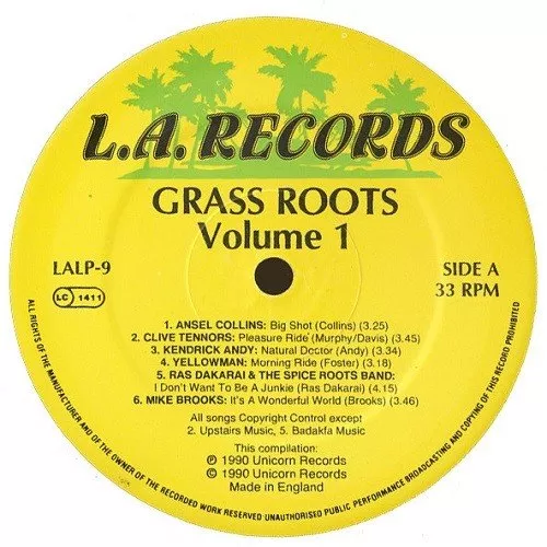 grass roots volume 1 - l.a records