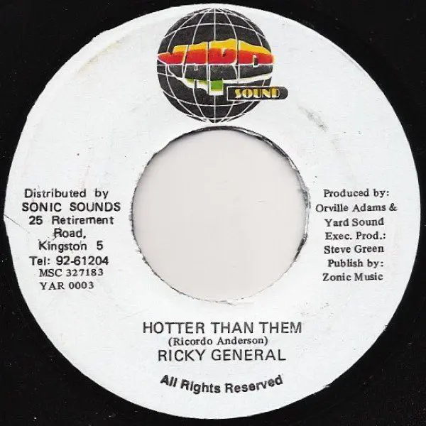 hotter than them riddim - yard sound