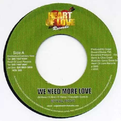 jah jah say riddim - heart of love records