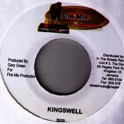 kingswell riddim - fire mix label