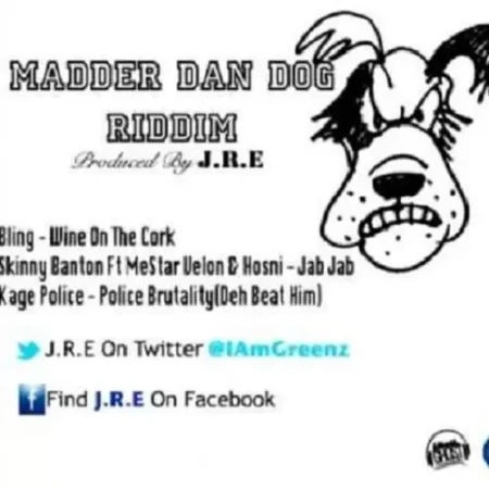Madder Dan Dog Riddim – Jre Productions madder dan dog riddim - jre productions