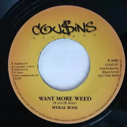 more weed riddim - cousins records