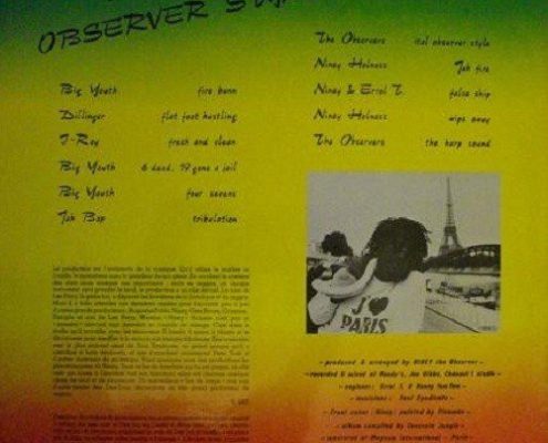 Niney The Observer Ital Observer Style