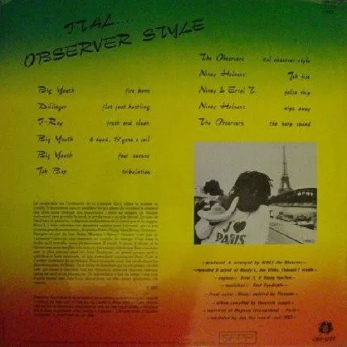 niney the observer - ital observer style - jah live