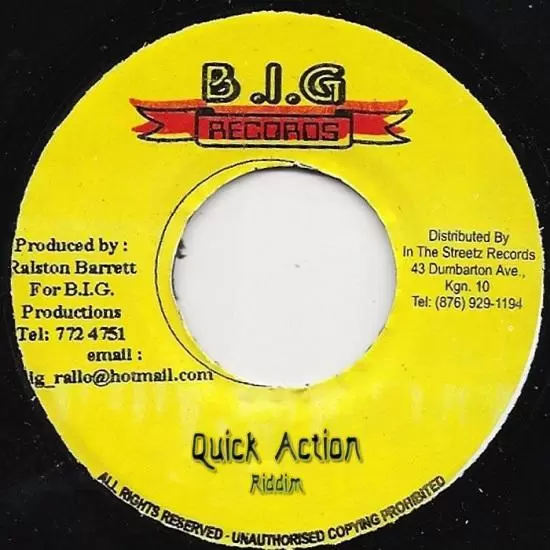 quick action riddim - b.i.g. records