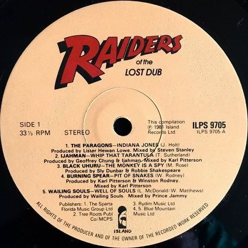 raiders of the lost dub - island records
