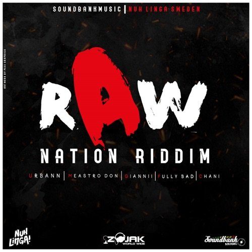 raw nation riddim - soundbank music and nuh linga sweden