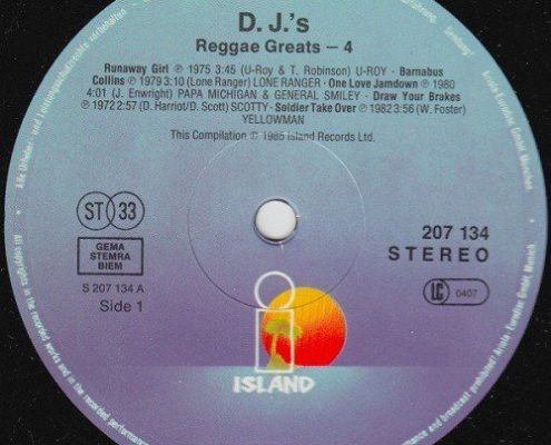 Reggae Greats The Djs 1985