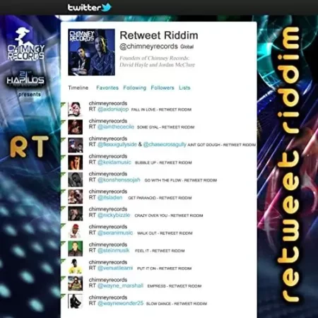 Retweet Riddim – Chimney Records Retweet Riddim - Chimney Records
