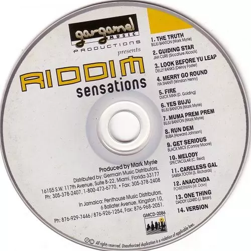riddim sensations - gargamel music