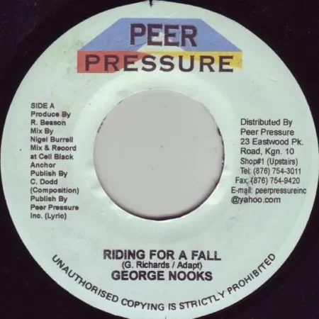 Riding For A Fall Riddim – Peer Pressure riding for a fall riddim - peer pressure