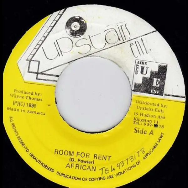 room for rent riddim - upstairs records