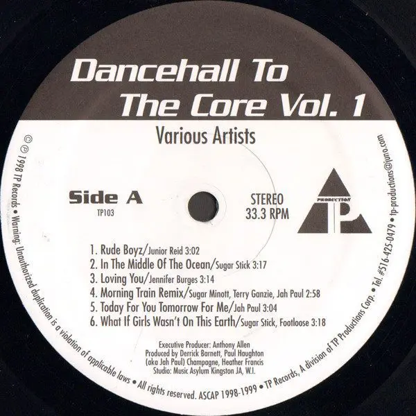 Rude Boyz Riddim 1999 - Tp Records