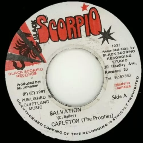 salvation riddim - black scorpio records