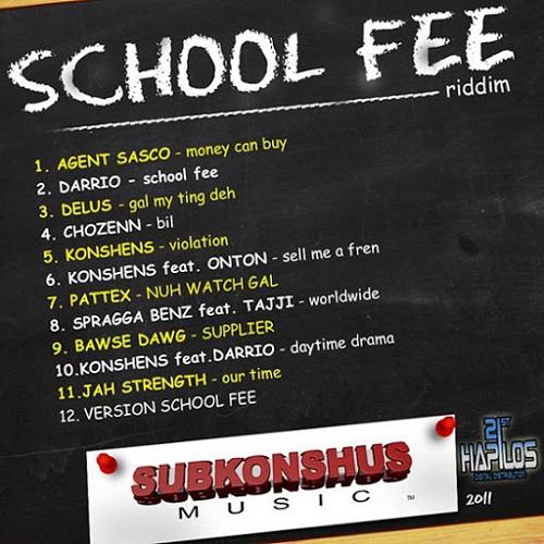 school fee riddim - subkonshus music