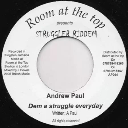 struggler riddim - room at the top productions