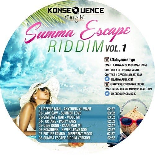 Summa Escape Riddim Vol 1 Dancehall Konsequence Muzik