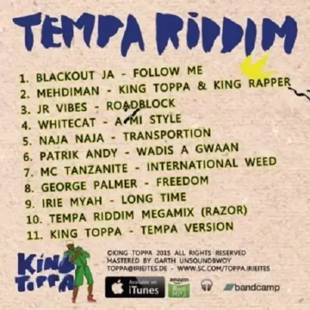 tempa riddim - king toppa