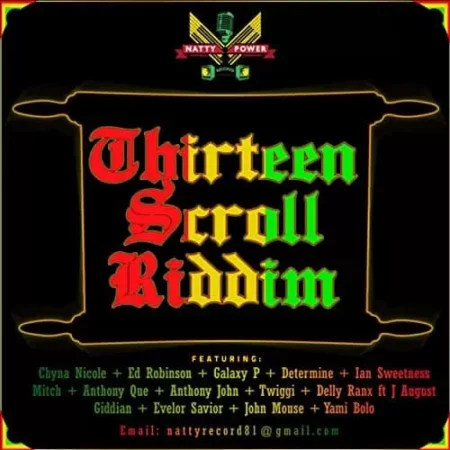 Thirteen Scroll Riddim – Natty Power thirteen scroll riddim - natty power