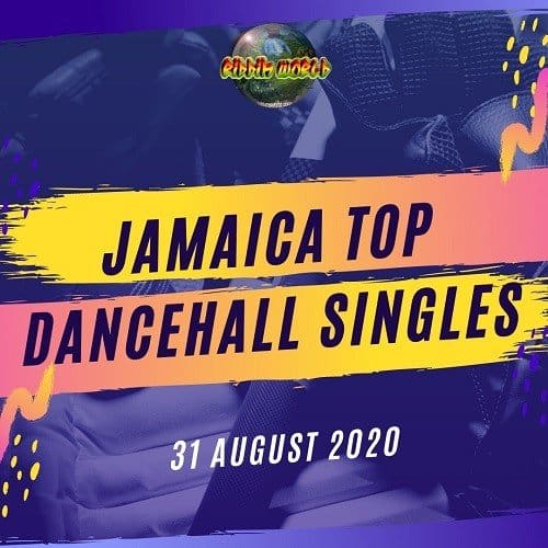 dancehall jamaica top 25 singles - august 2020