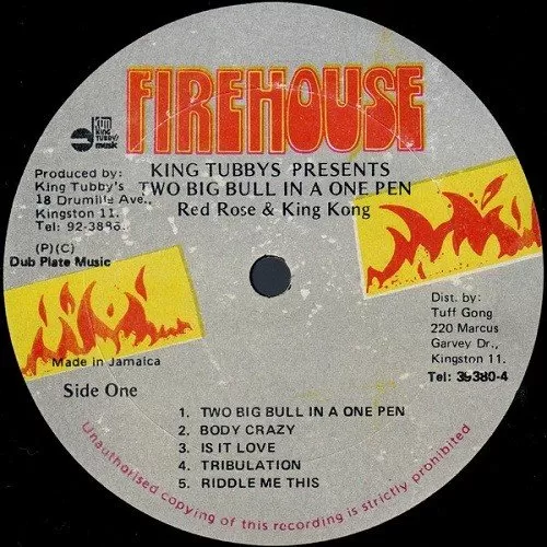 two big bull in a one pen red rose and king kong - firehouse