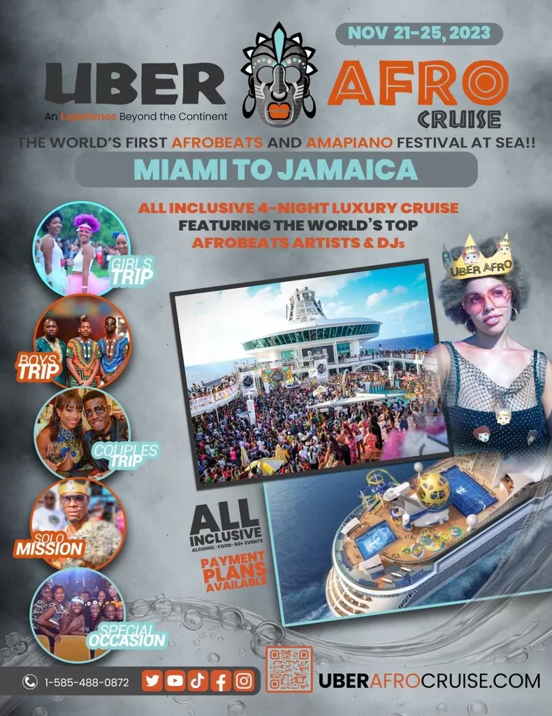 look-out for maiden uberafro cruise