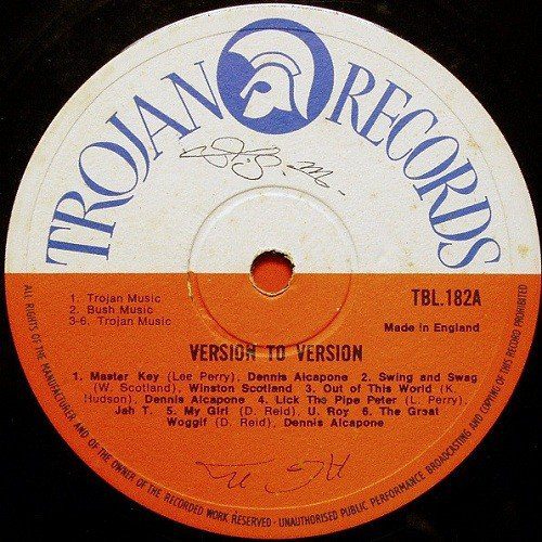 version to version volume 1 - trojan records