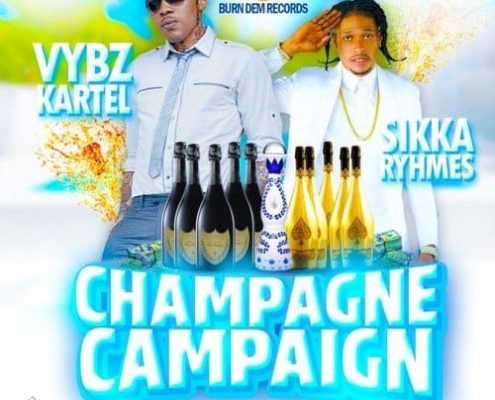 Vybz Kartel Sikka Rymes Champagne Campaign